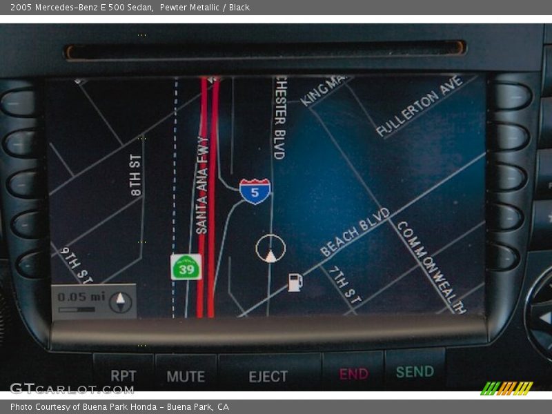 Pewter Metallic / Black 2005 Mercedes-Benz E 500 Sedan