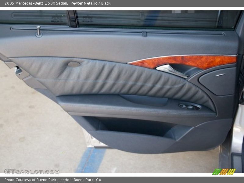 Pewter Metallic / Black 2005 Mercedes-Benz E 500 Sedan