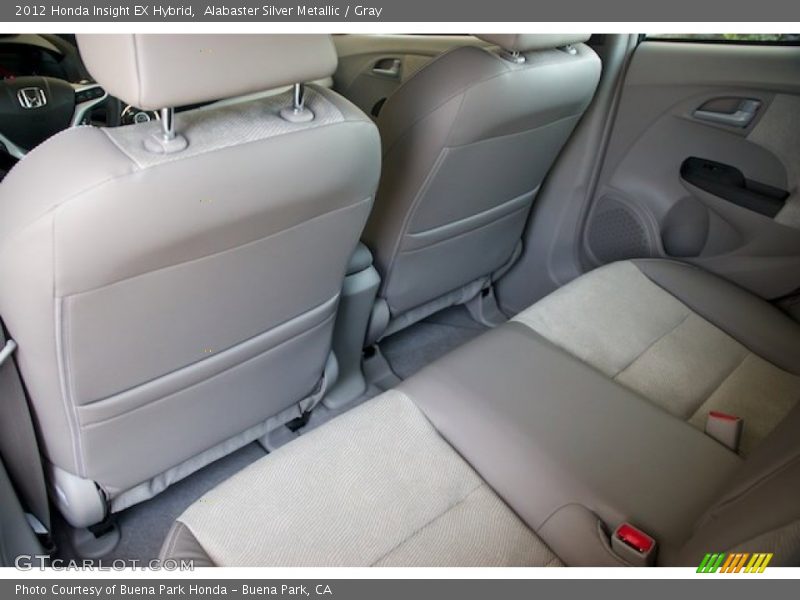 Alabaster Silver Metallic / Gray 2012 Honda Insight EX Hybrid