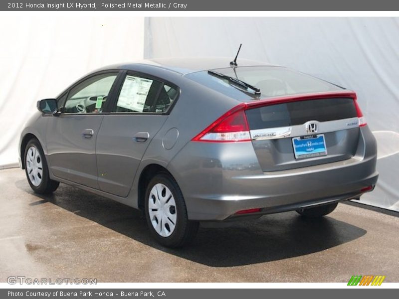 Polished Metal Metallic / Gray 2012 Honda Insight LX Hybrid