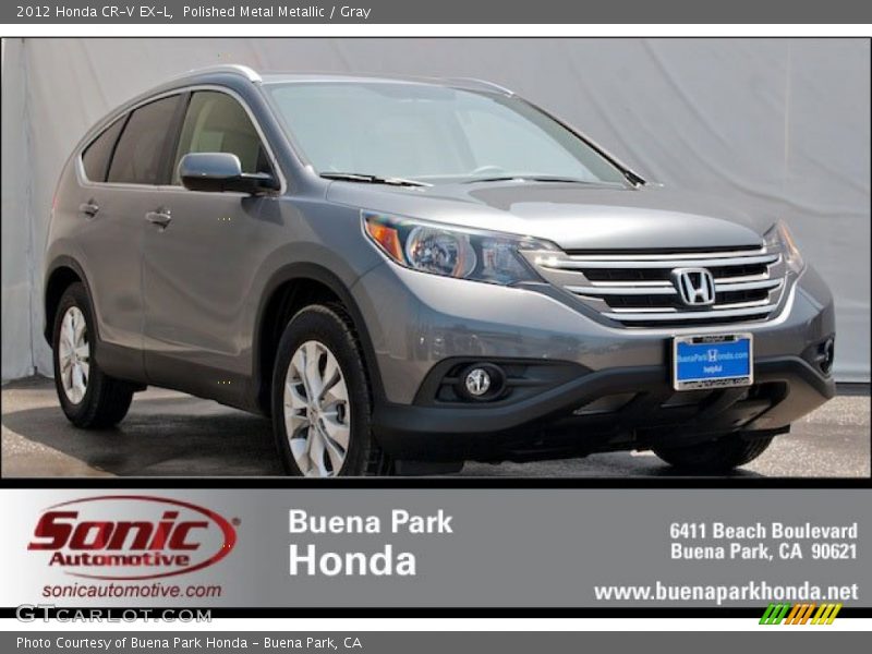 Polished Metal Metallic / Gray 2012 Honda CR-V EX-L