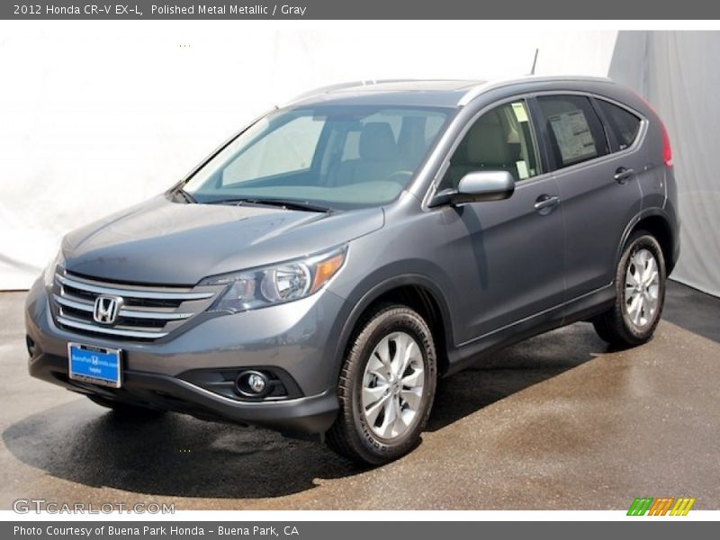 Polished Metal Metallic / Gray 2012 Honda CR-V EX-L