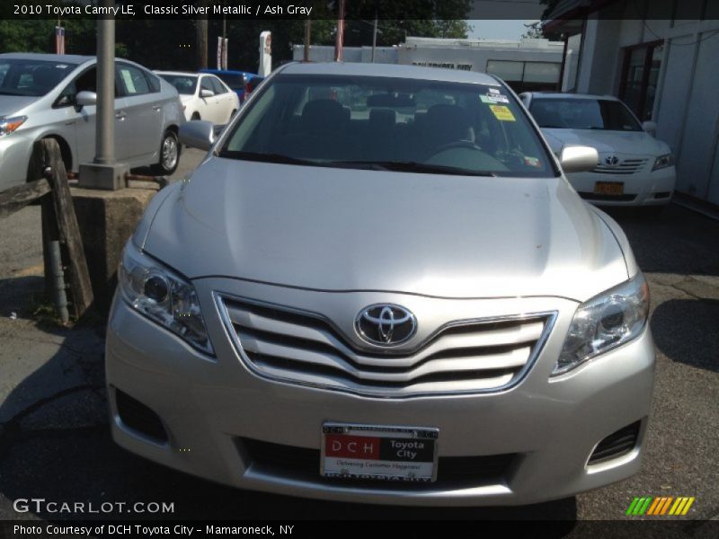 Classic Silver Metallic / Ash Gray 2010 Toyota Camry LE