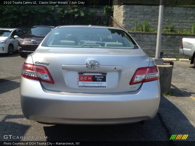 Classic Silver Metallic / Ash Gray 2010 Toyota Camry LE