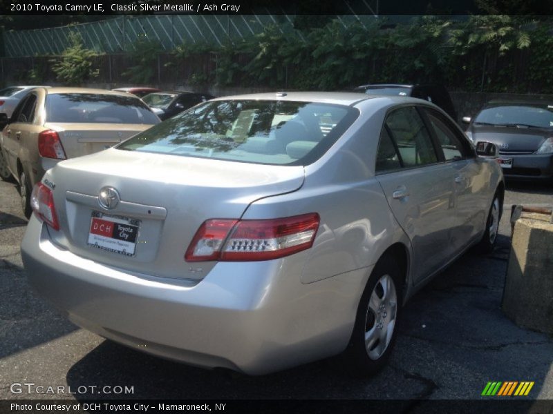 Classic Silver Metallic / Ash Gray 2010 Toyota Camry LE