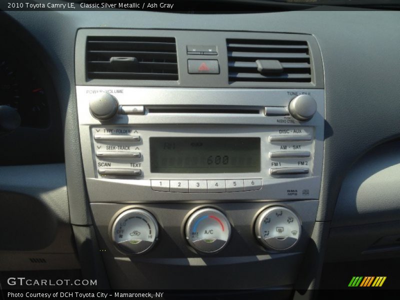 Classic Silver Metallic / Ash Gray 2010 Toyota Camry LE