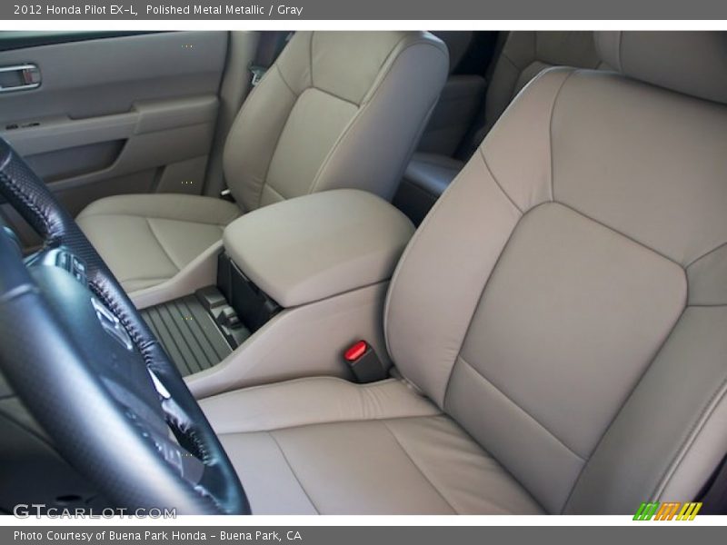 Polished Metal Metallic / Gray 2012 Honda Pilot EX-L