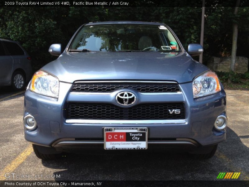 Pacific Blue Metallic / Ash Gray 2009 Toyota RAV4 Limited V6 4WD