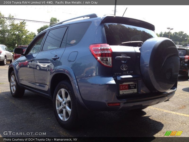 Pacific Blue Metallic / Ash Gray 2009 Toyota RAV4 Limited V6 4WD