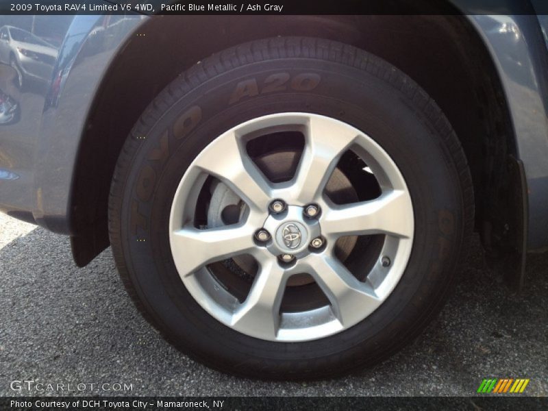 Pacific Blue Metallic / Ash Gray 2009 Toyota RAV4 Limited V6 4WD