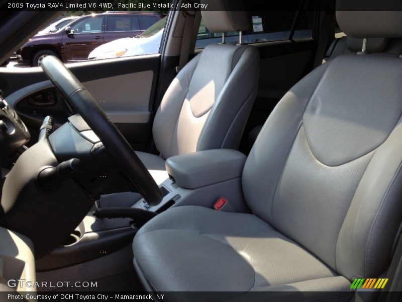 Pacific Blue Metallic / Ash Gray 2009 Toyota RAV4 Limited V6 4WD