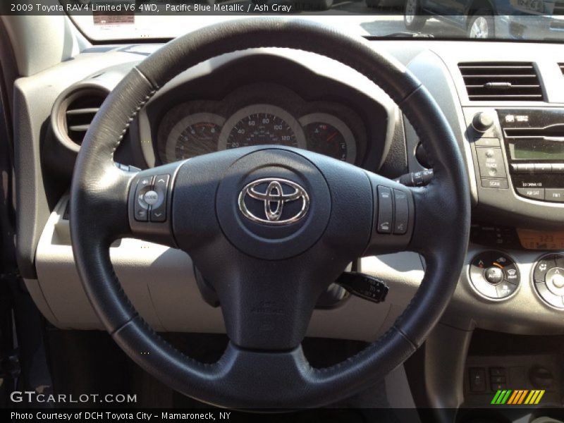 Pacific Blue Metallic / Ash Gray 2009 Toyota RAV4 Limited V6 4WD