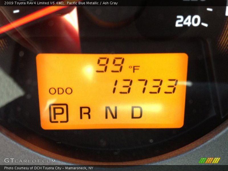 Pacific Blue Metallic / Ash Gray 2009 Toyota RAV4 Limited V6 4WD