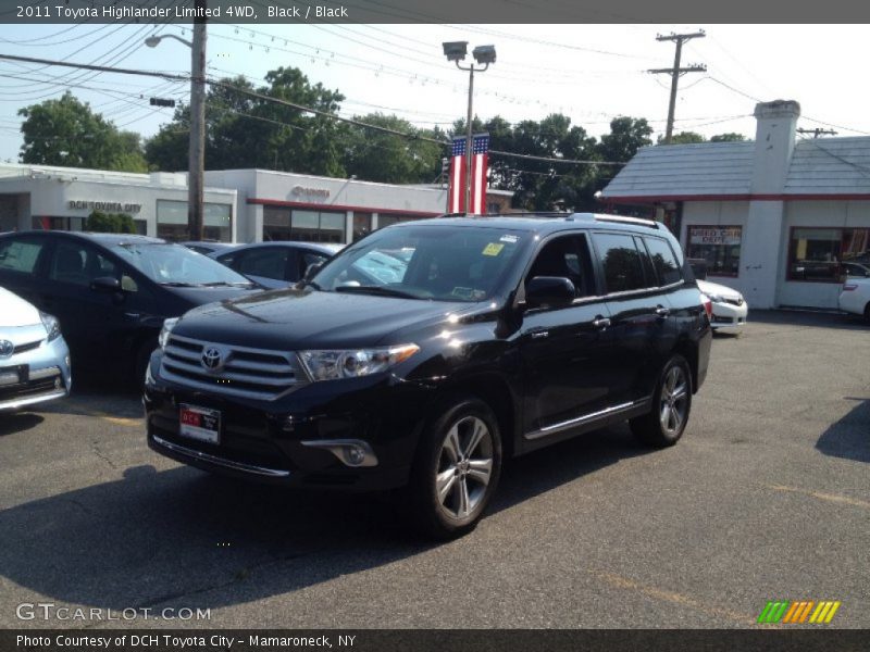 Black / Black 2011 Toyota Highlander Limited 4WD