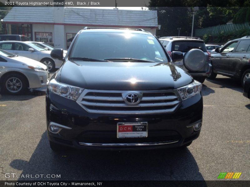 Black / Black 2011 Toyota Highlander Limited 4WD
