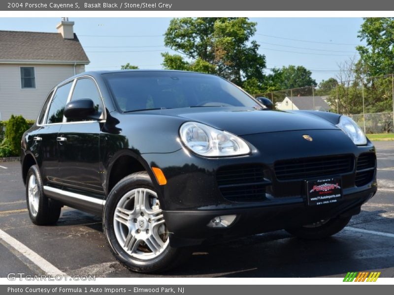 Basalt Black / Stone/Steel Grey 2004 Porsche Cayenne S