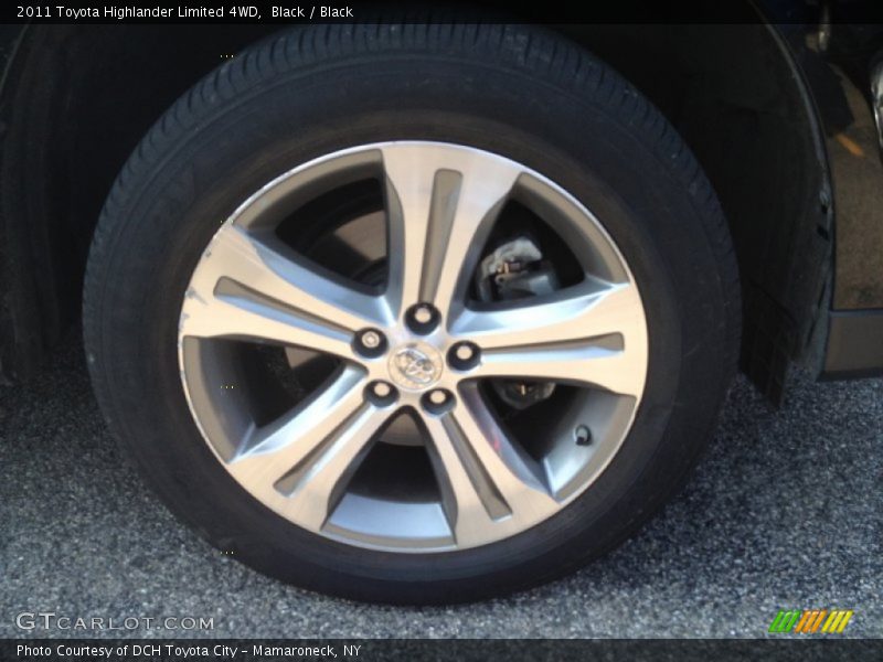 Black / Black 2011 Toyota Highlander Limited 4WD