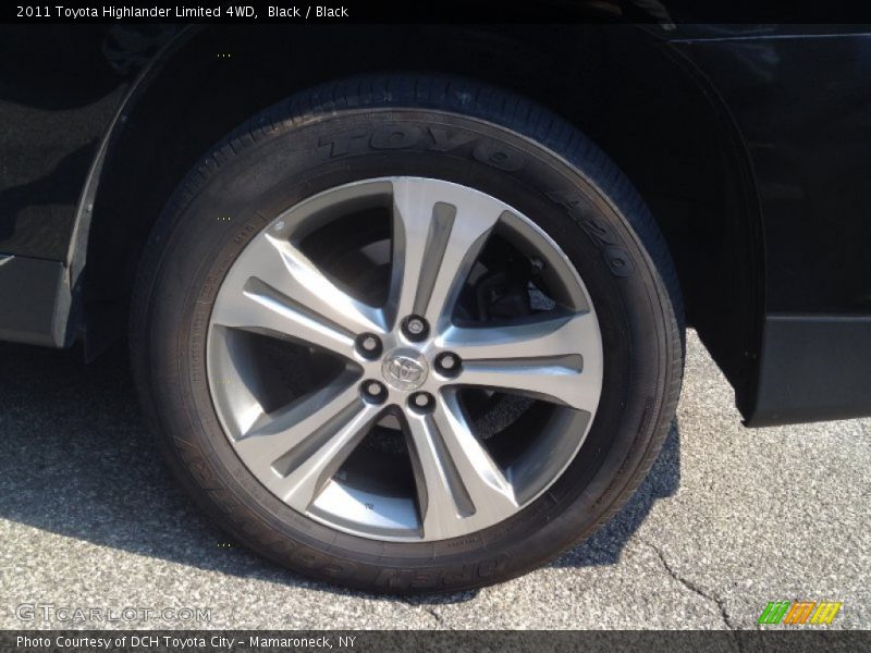 Black / Black 2011 Toyota Highlander Limited 4WD