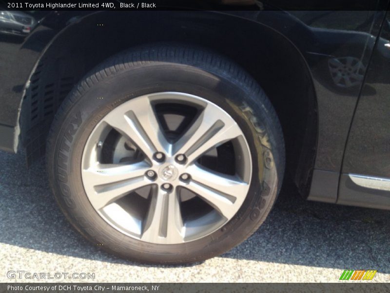 Black / Black 2011 Toyota Highlander Limited 4WD