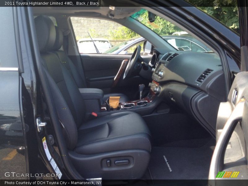 Black / Black 2011 Toyota Highlander Limited 4WD