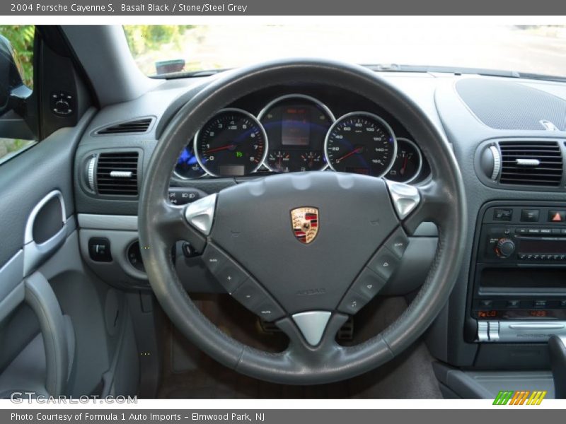 Basalt Black / Stone/Steel Grey 2004 Porsche Cayenne S