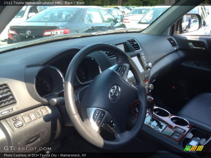 Black / Black 2011 Toyota Highlander Limited 4WD