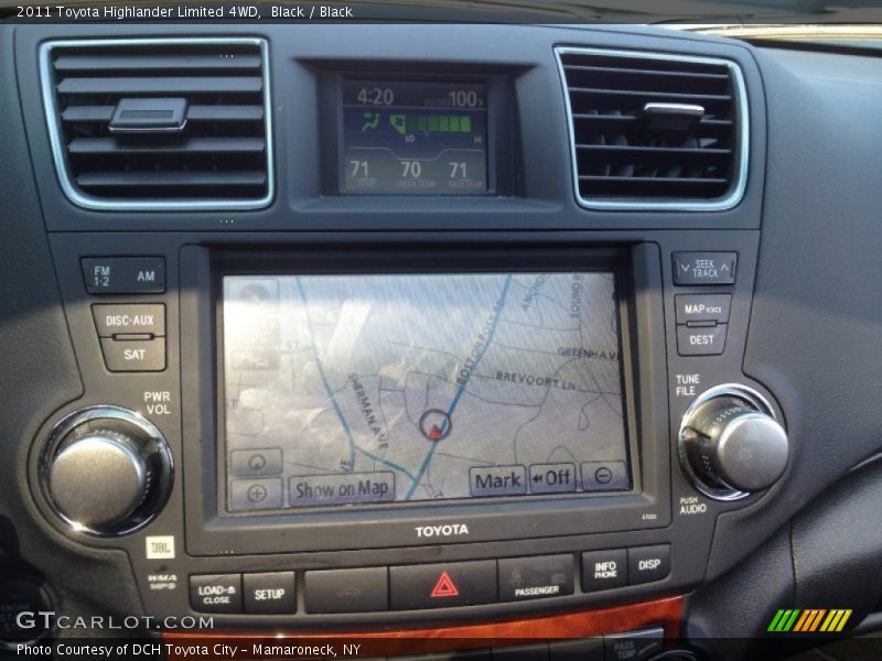 Black / Black 2011 Toyota Highlander Limited 4WD