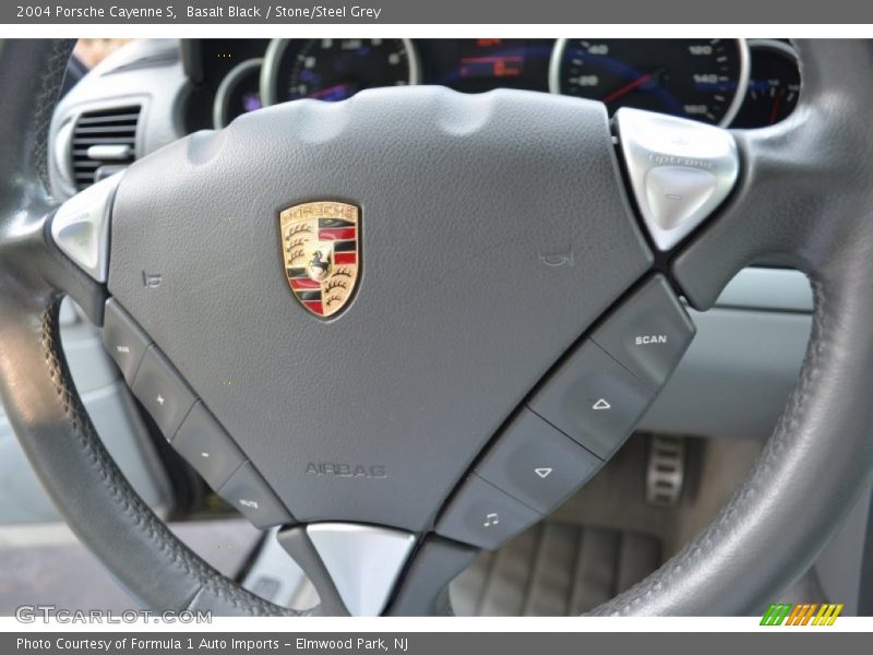 Basalt Black / Stone/Steel Grey 2004 Porsche Cayenne S