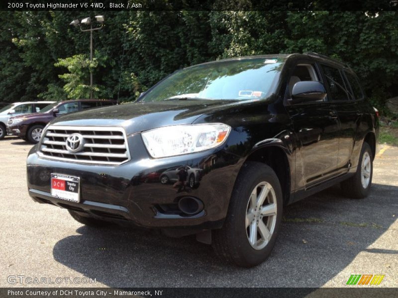 Black / Ash 2009 Toyota Highlander V6 4WD
