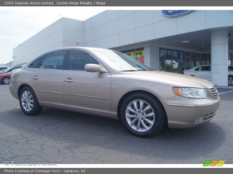 Golden Beige Metallic / Beige 2006 Hyundai Azera Limited