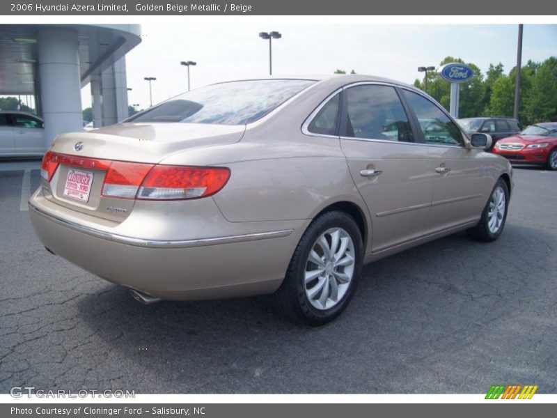 Golden Beige Metallic / Beige 2006 Hyundai Azera Limited