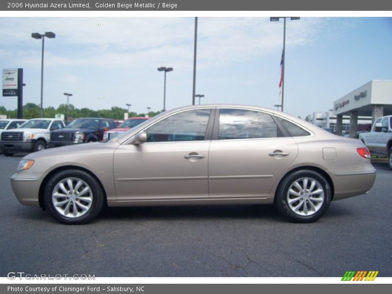 Golden Beige Metallic / Beige 2006 Hyundai Azera Limited
