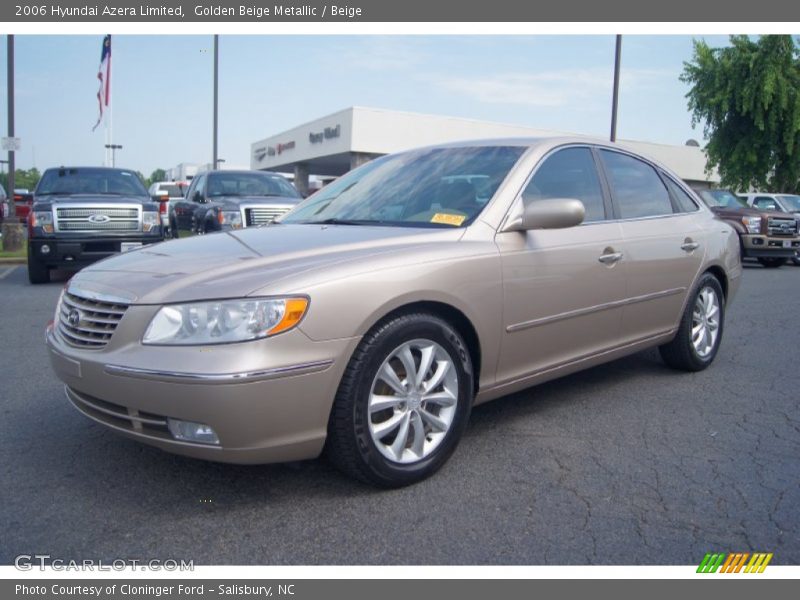 Golden Beige Metallic / Beige 2006 Hyundai Azera Limited