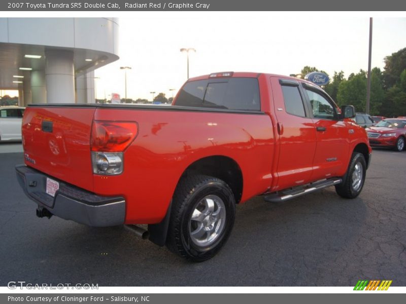 Radiant Red / Graphite Gray 2007 Toyota Tundra SR5 Double Cab