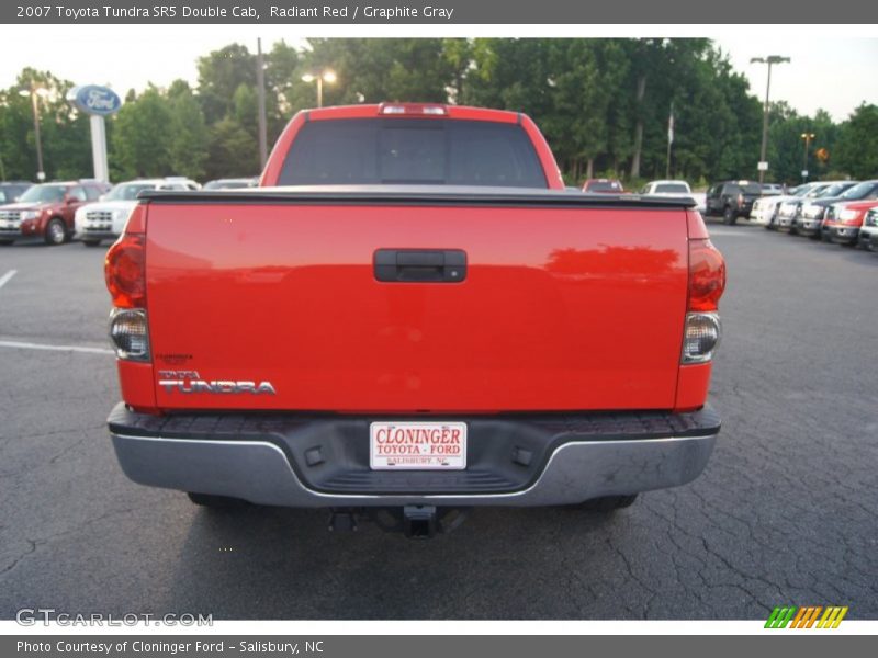 Radiant Red / Graphite Gray 2007 Toyota Tundra SR5 Double Cab