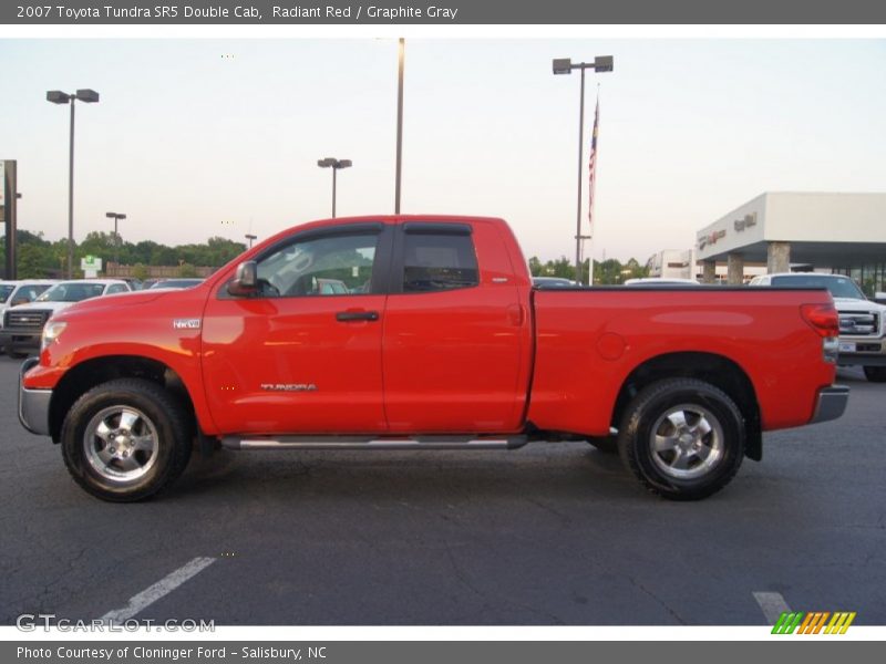 Radiant Red / Graphite Gray 2007 Toyota Tundra SR5 Double Cab