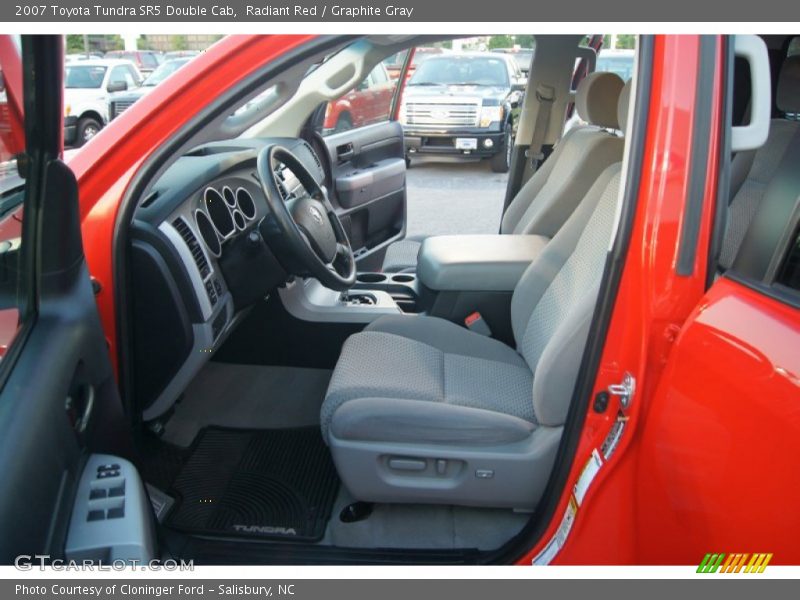 Radiant Red / Graphite Gray 2007 Toyota Tundra SR5 Double Cab