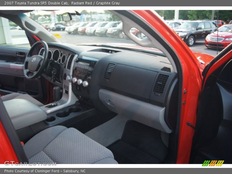 Radiant Red / Graphite Gray 2007 Toyota Tundra SR5 Double Cab