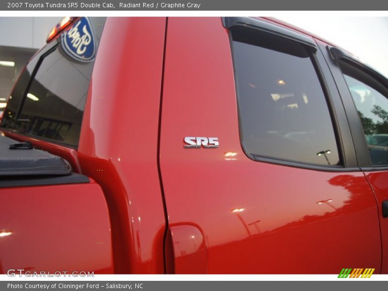 Radiant Red / Graphite Gray 2007 Toyota Tundra SR5 Double Cab