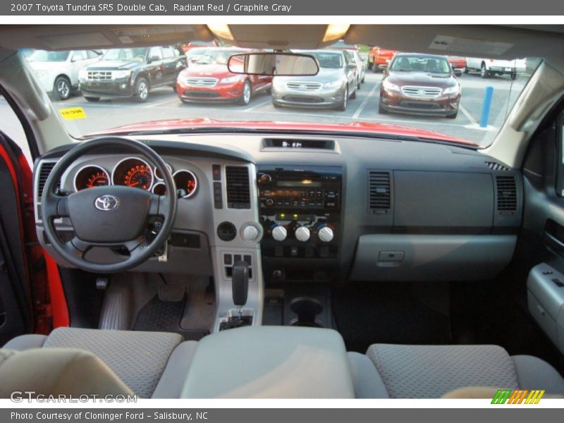 Radiant Red / Graphite Gray 2007 Toyota Tundra SR5 Double Cab
