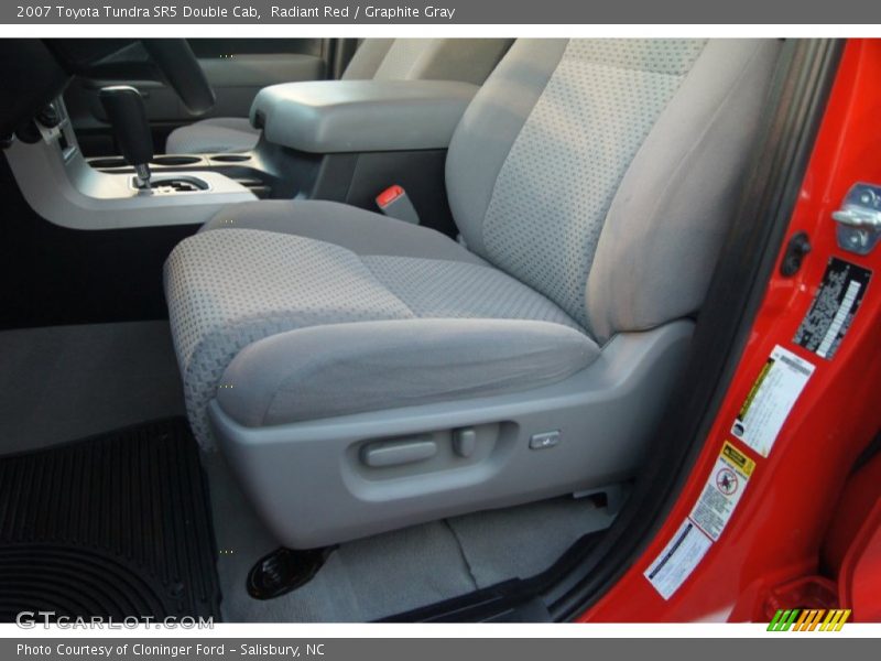 Radiant Red / Graphite Gray 2007 Toyota Tundra SR5 Double Cab