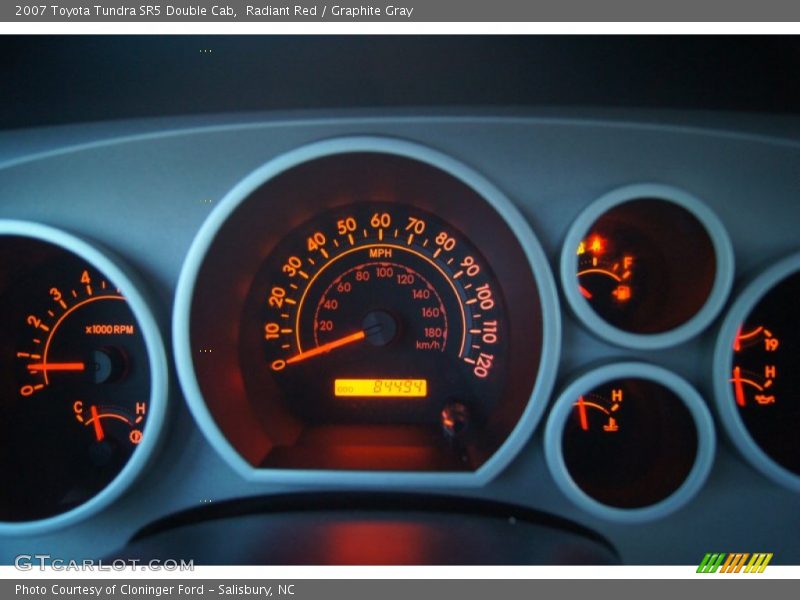 Radiant Red / Graphite Gray 2007 Toyota Tundra SR5 Double Cab