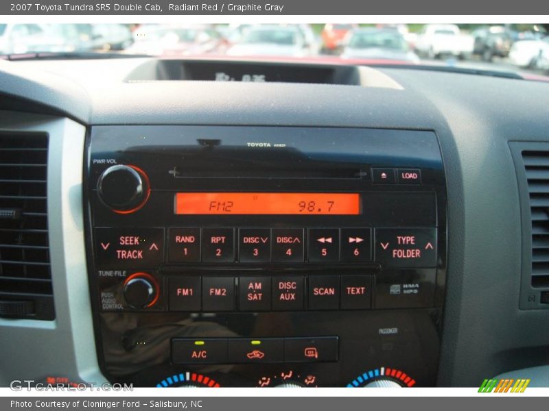 Radiant Red / Graphite Gray 2007 Toyota Tundra SR5 Double Cab