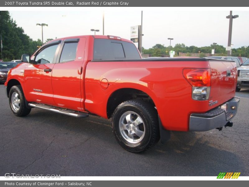 Radiant Red / Graphite Gray 2007 Toyota Tundra SR5 Double Cab