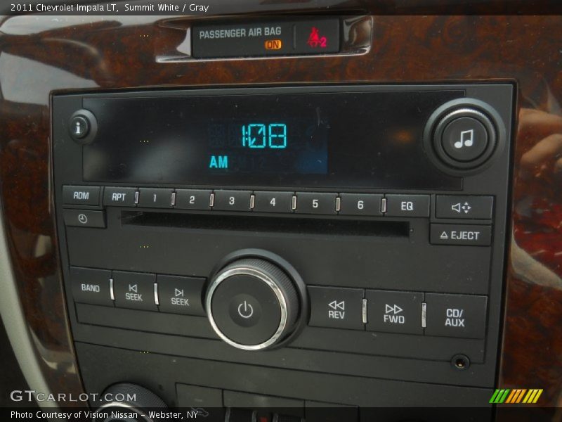 Summit White / Gray 2011 Chevrolet Impala LT