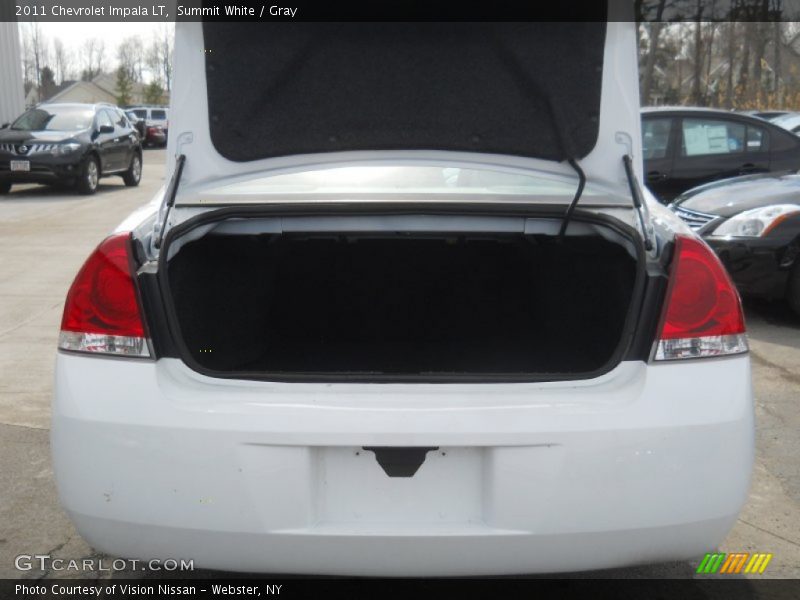 Summit White / Gray 2011 Chevrolet Impala LT