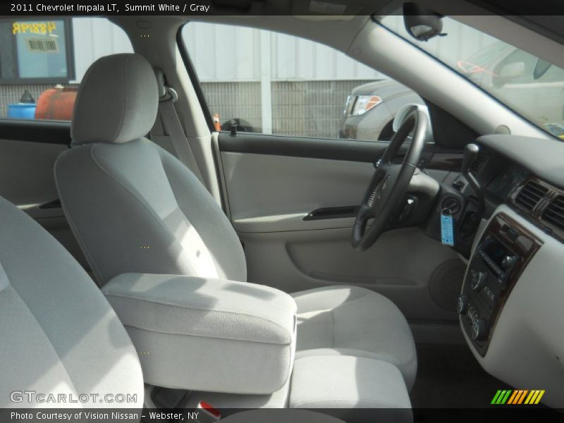 Summit White / Gray 2011 Chevrolet Impala LT