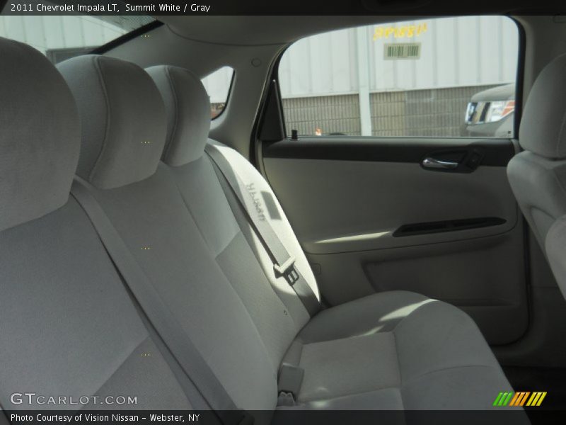 Summit White / Gray 2011 Chevrolet Impala LT
