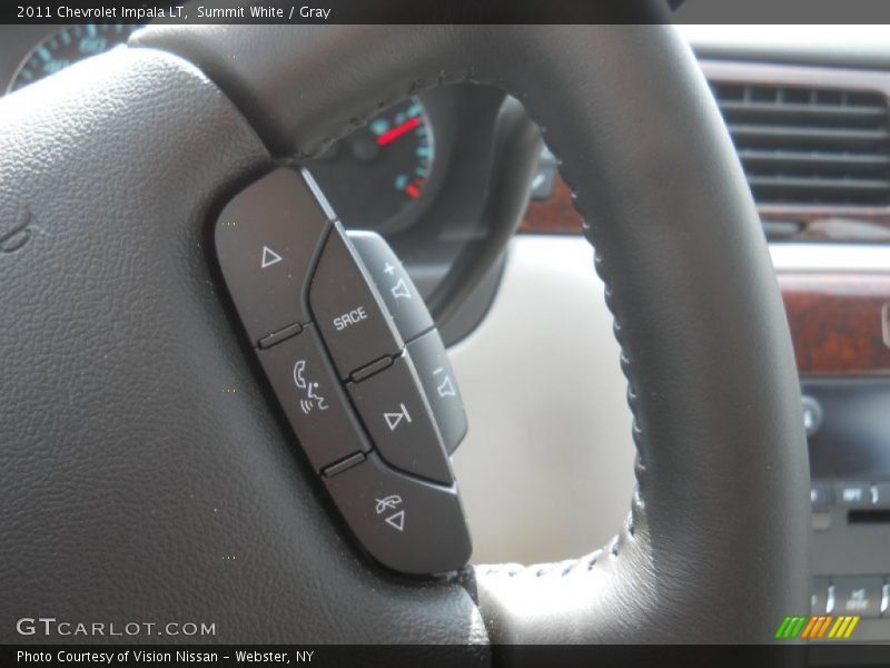 Summit White / Gray 2011 Chevrolet Impala LT
