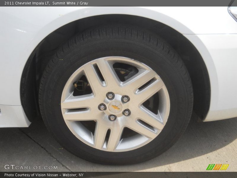 Summit White / Gray 2011 Chevrolet Impala LT
